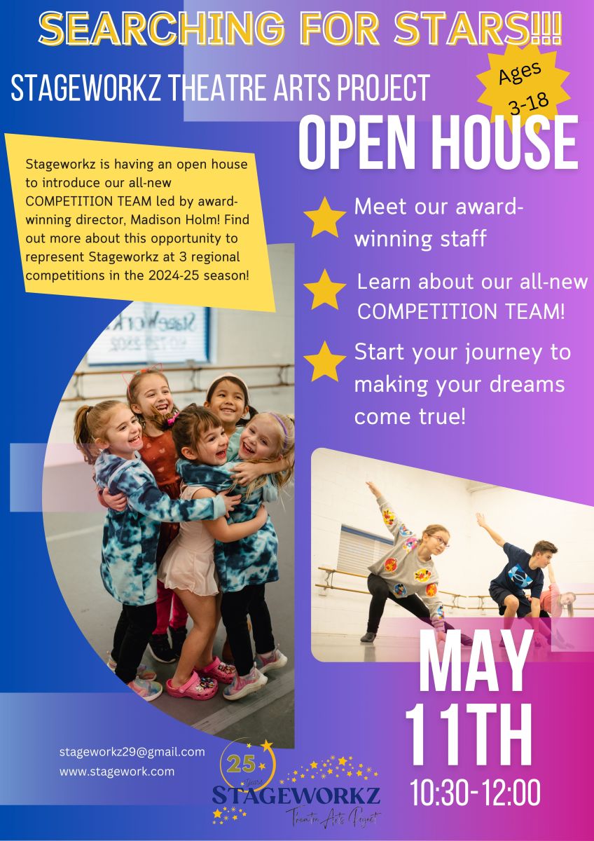 Stageworkz Theatre Arts Project Ballet, Tap, Jazz, Dance Musical